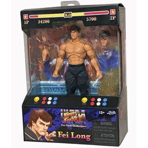 Ultra Street Fighter II Fei Long Action Figure 13+ Collectors Edition